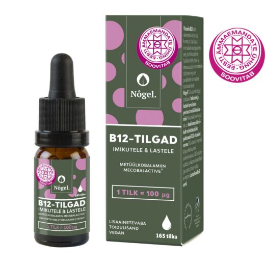 B12-tilgad imikutele ja lastele, metüülkobalamiin MecobalActive®, 100 µg, 10 ml