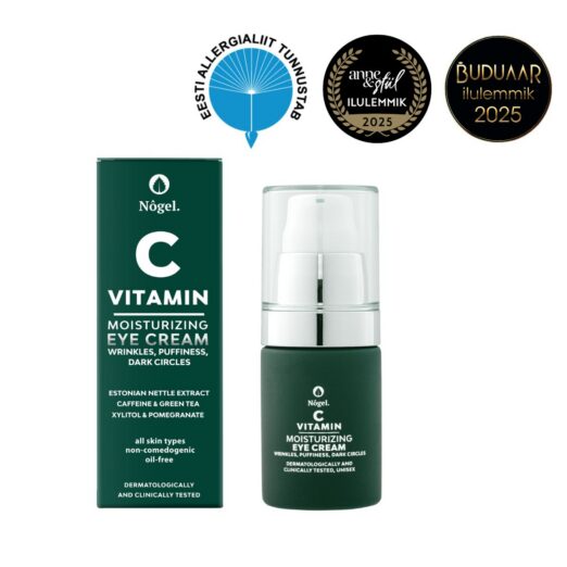 C-vitamiini niisutav silmakreem Eesti kõrvenõgese ekstraktiga, 15 ml