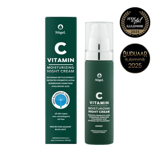 C-vitamiini niisutav öökreem Eesti kõrvenõgese ekstraktiga, 50 ml
