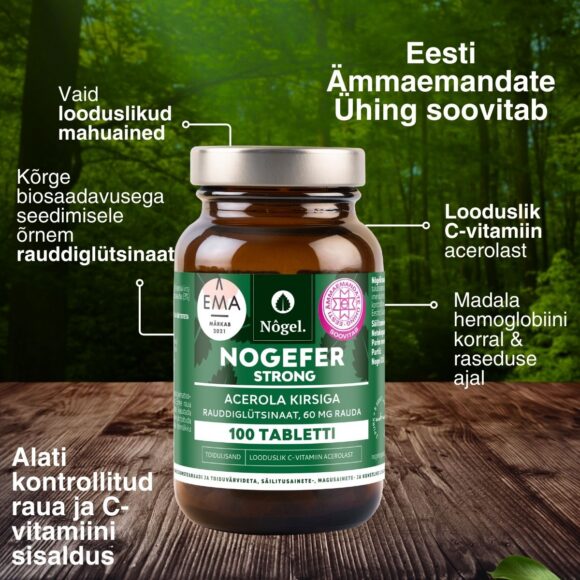 NOGEFER Strong (endine Superraud) on auhinnatud kodumaine raua toidulisand