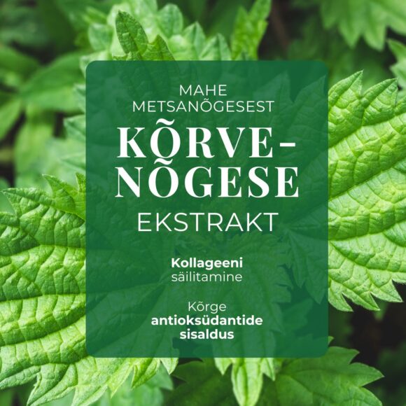 Eesti kõrvenõgese ekstrakt on kõrge antioksüdantide sisaldusega ja sisaldab ka palju räni