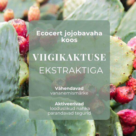 Jojobavaha koos viigikaktuse ekstraktiga aitab vähendada vananemismärke