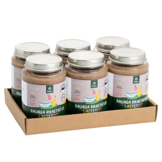 6 PAKK: Mahe raudne tatrapuder pirniga, 190 g x 6