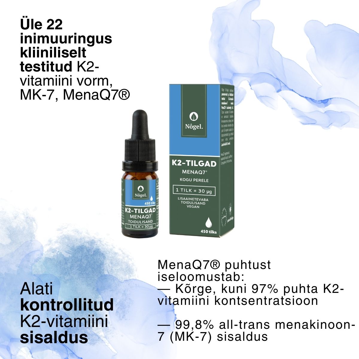 K2-tilgad, MENAQ7®, 10 ml - Image 2